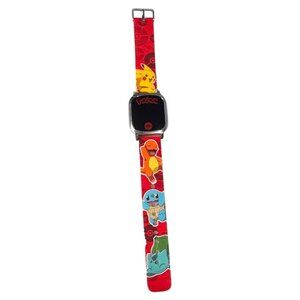 Pokemon 2022 Led Touch Screen Watch With Metallic Silver Bezel GAME‎ FREAK